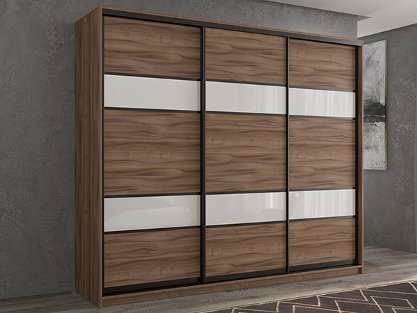 Шкаф-купе Кааппи 8 Орех Тьеполло 180х45х230 см