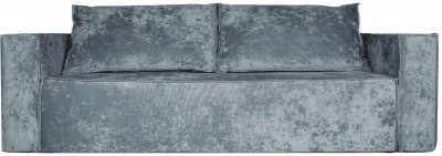 Диван-кровать Лофт Люкс Плюш, еврокнижка, пружинный блок,140х195, серый
