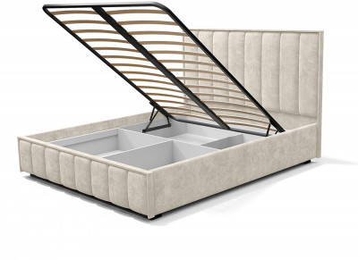 Кровать с подъемным механизмом Мирабель КР-16 (1,6м), Миндаль