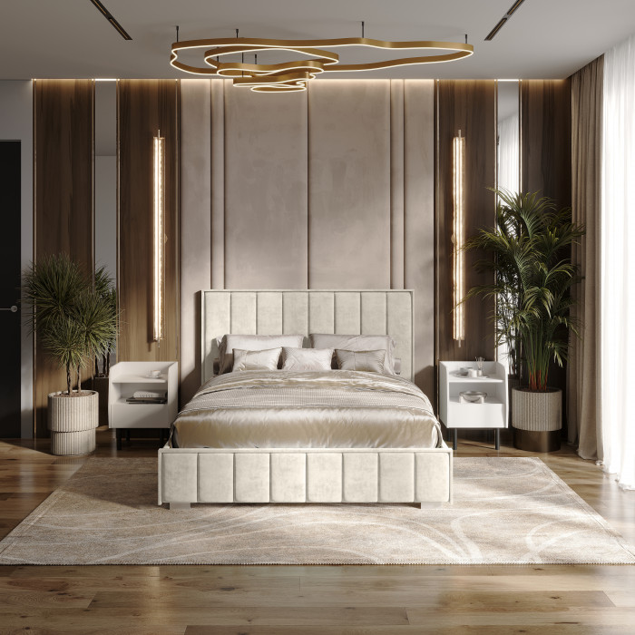 Кровать с подъемным механизмом Мирабель КР-16 (1,6м), Миндаль