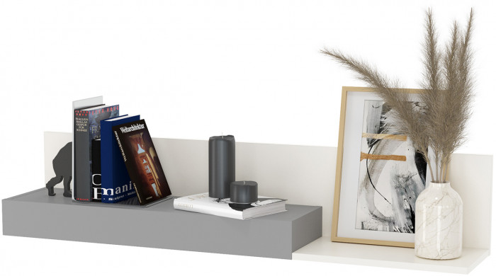 Торонто Компоновка № 25, цвет белый шагрень/стальной серый, сп. м. 800х1900 мм., б/м, основание есть, универсальная сборка