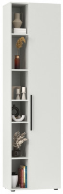 Эйр Гостиная 16.324.02 Шкаф, цвет белый шагрень, ШхГхВ 62х38,1х219,5 см., универсальная сборка