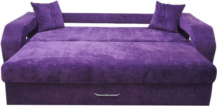 Диван-кровать Манчестер, еврокнижка, велюр, 150х195, фиолетовый