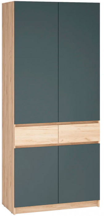 мс для прихожей Стоуби ШК-1000 дуб крафт золотой/серый графит