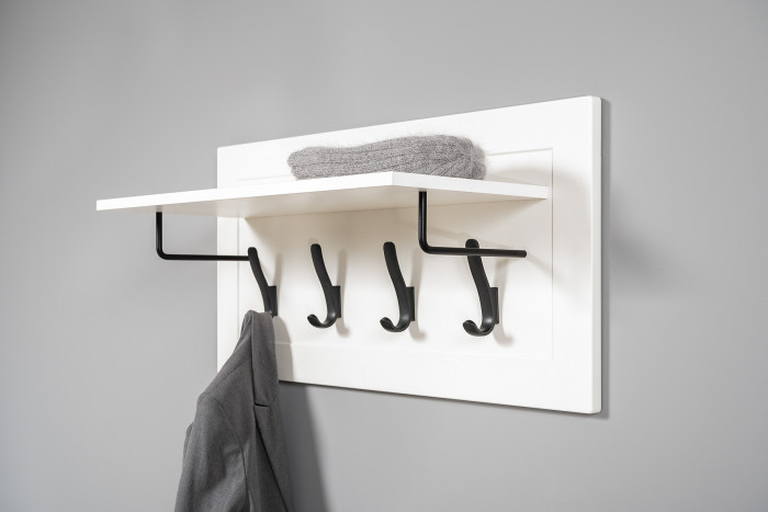 Остин 15.12 Вешалка, белый шагрень