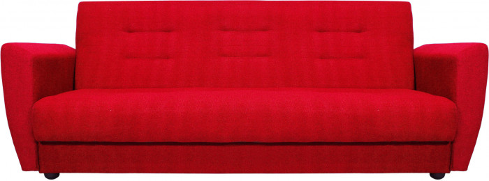 СПБ Диван Лира 140 красный ППУ