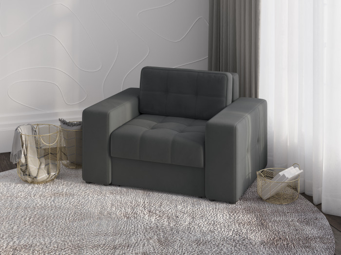 Кресло-кровать Верден, Серый