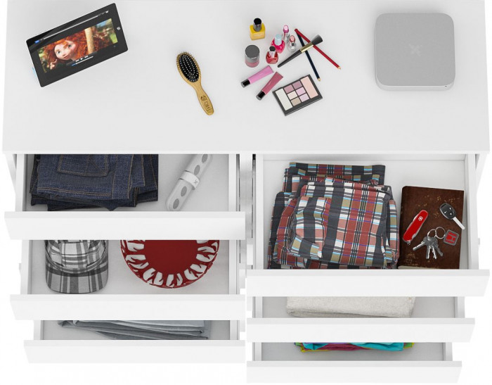 Мори Комод МК1200.10, цвет белый, ШхГхВ 120,4х41х115 см.