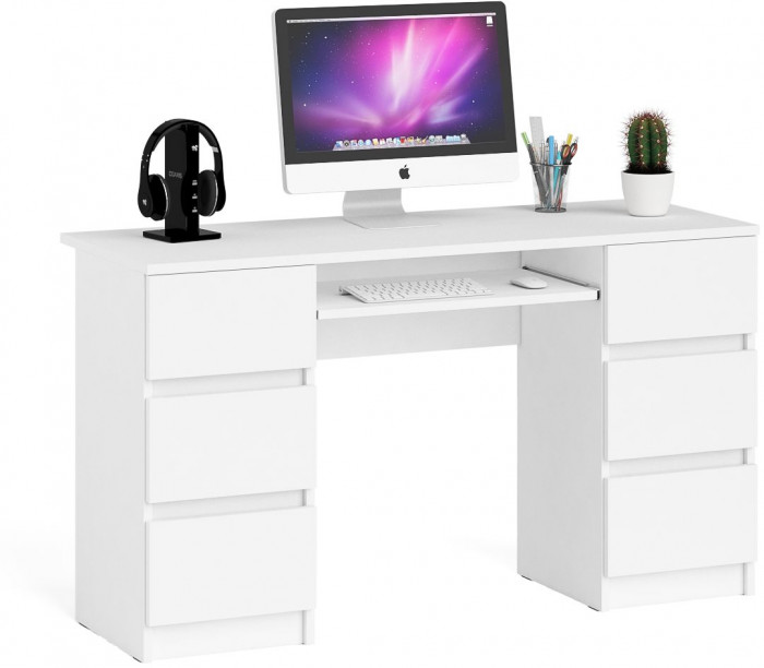 Мори компьютерный стол МС-2, белый