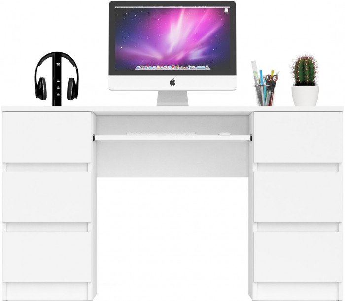 Мори компьютерный стол МС-2, белый