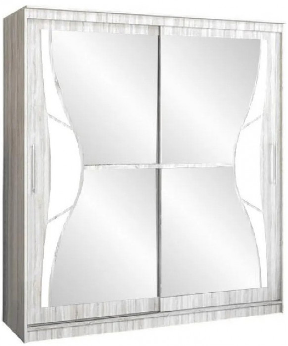 Шкаф-купе Элегант 1 2000 (Ясень шимо темный)