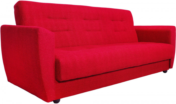 Диван Лира 140 красный ППУ