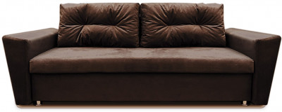 Диван-кровать Амстердам L, еврокнижка, 145х190, коричневый