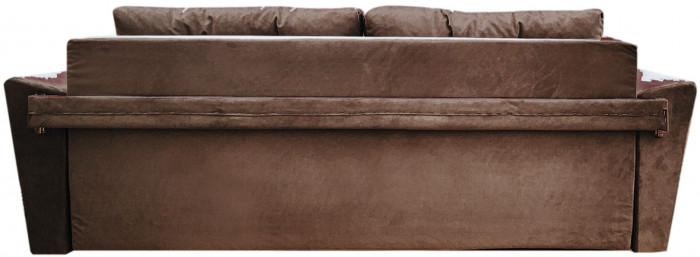 Диван-кровать Амстердам L, еврокнижка, 145х190, коричневый