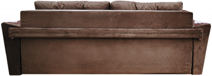 Диван-кровать Амстердам L, еврокнижка, 145х190, коричневый