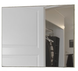 ЗР 551 Бася ЛДСП Зеркало дуб крафт серый/дуб крафт белый