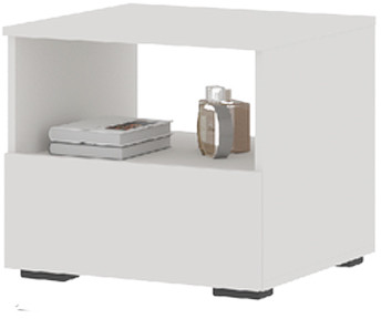 Хелен ТБ 01 Тумба прикроватная (0,502х0,442х0,460) белый/белый