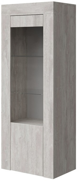 Шкаф-витрина 1 дверь "Лондон" - Ледяное дерево