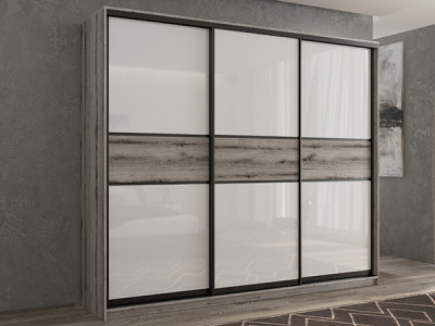 Шкаф-купе Кааппи 11 Эвок Окаменелый 210х60х230 см