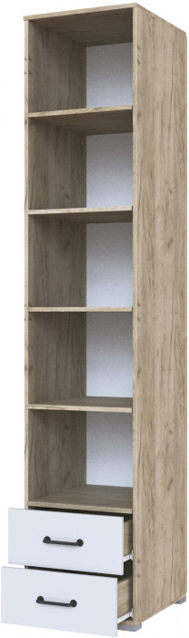 Пенал с ящиками "Теана" - Крафт серый/Светло-серый