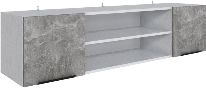 Полка навесная Мадрид ПН-3 (1,5) белый/ателье светлое