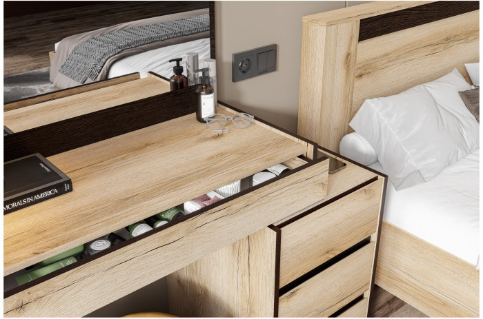 Прага Стол туалетный Делано/Венге