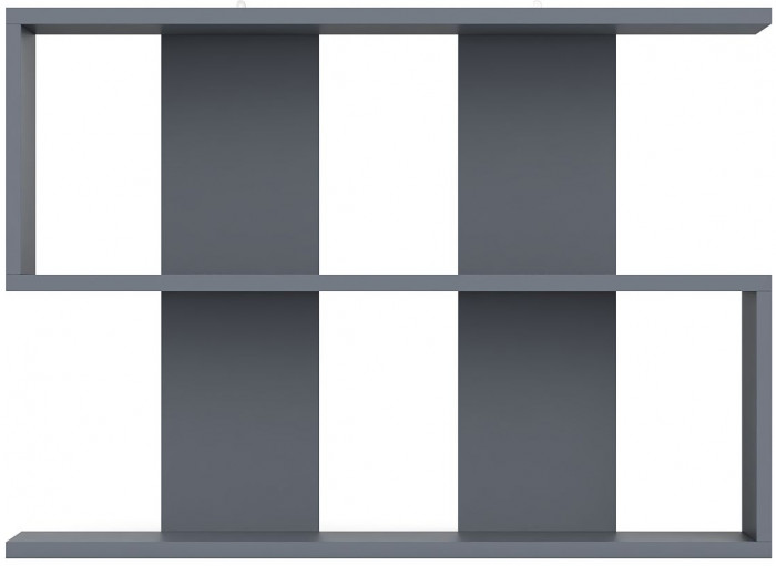 Мори Полка 900, цвет графит, ШхГхВ 90х21х64,8 см., универсальная сборка