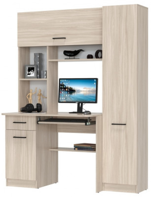 Стол рабочий 6-0603ТМяс.св Альфа, ясень шимо светлый