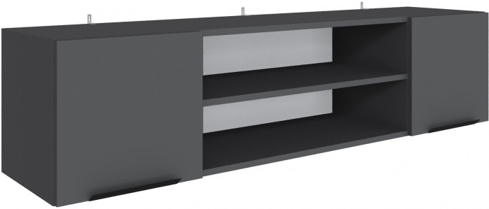 Полка навесная Мадрид ПН-3 (1,5) графит серый