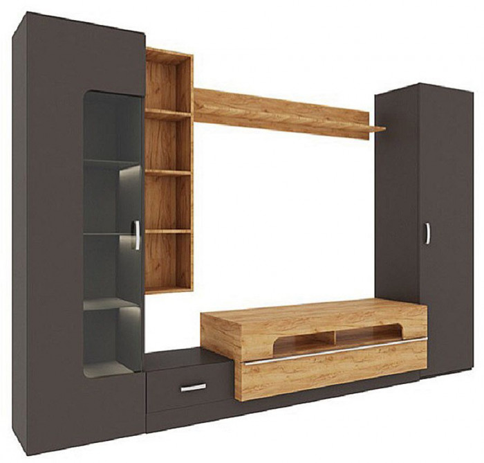 Loft - 20 стенка ТВА Бронзовый Век / Дуб Вотан