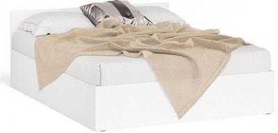 Мори Кровать 1600, цвет белый, ШхГхВ 163,5х203,5х70 см., сп.м. 1600х2000 мм., без матраса, основание есть