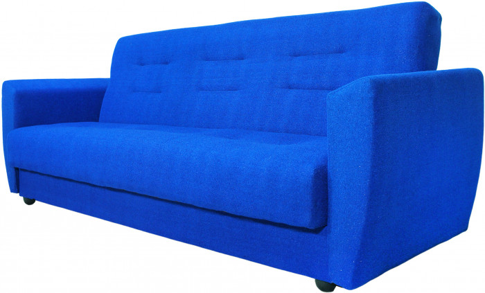 Диван Лира 120 синий ППУ