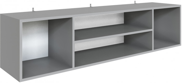 Полка навесная Мадрид ПН-3 (1,5) камень серый