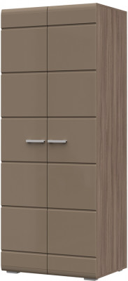 Вегас Шкаф 2-х ств 800*2000*570 шимо темн/кофе с молоком