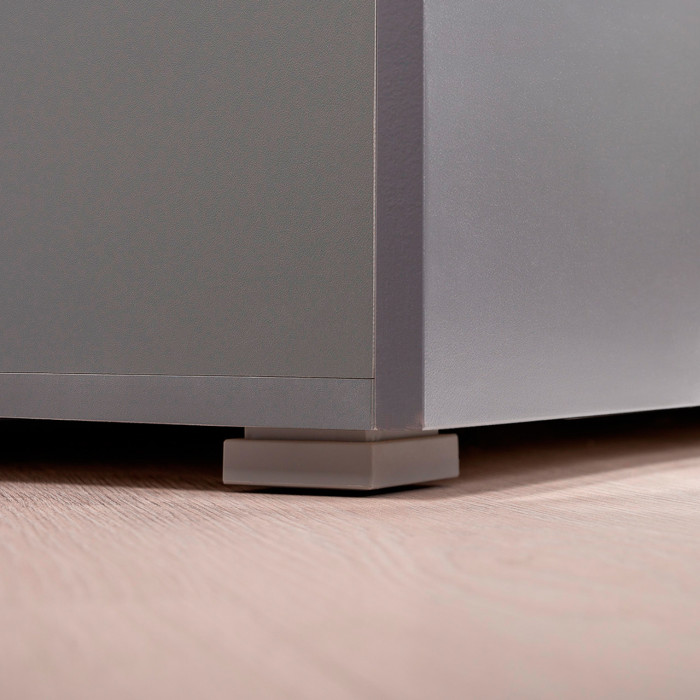 Октава Прихожая 33, серый графит/дуб крафт золотой/фасады МДФ серый графит