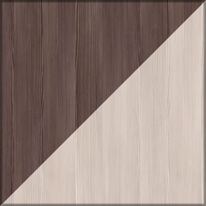 Две прихожих Домино-мини 2-3421бод.тем/св, цвет бодега тёмный/бодега светлый, ШхГхВ 176х36х202 см.