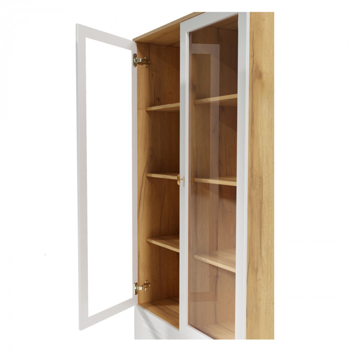 Шкаф-витрина 2-х дверная Вега Сапфир