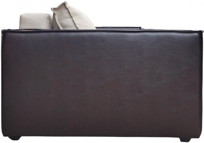 Диван-кровать Барон 120, аккордеон, 120х200, рогожка, бежевый