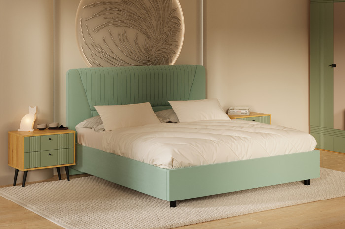 Кровать-11М 2 с подъемным основанием 1400 Вега Саксония