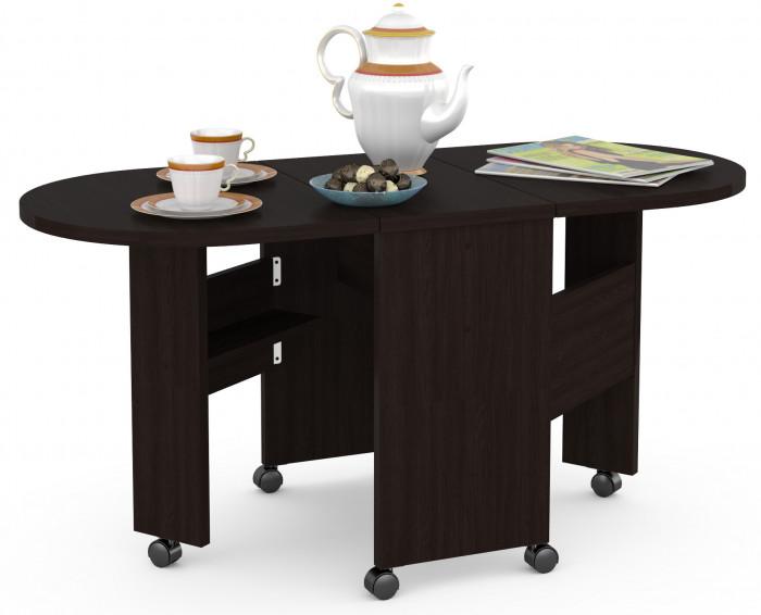 Глория 601 Стол-книжка журнальный, венге магия