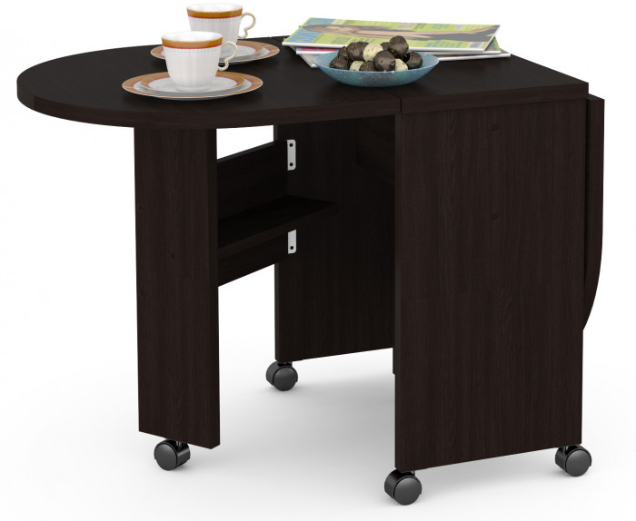 Глория 601 Стол-книжка журнальный, венге магия