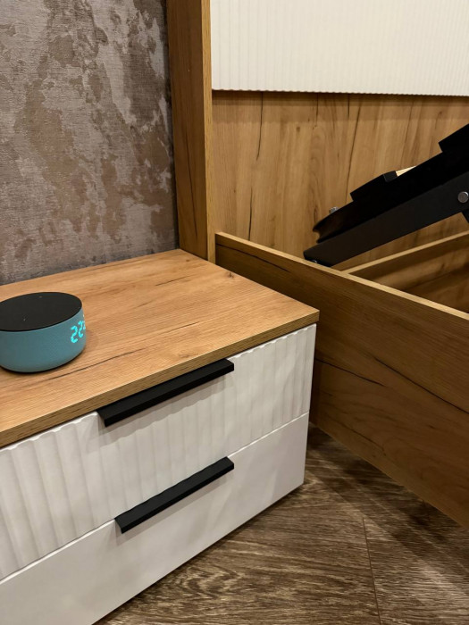 Марвэл Тумбы прикроватные 2шт, Дуб крафт/Мальта