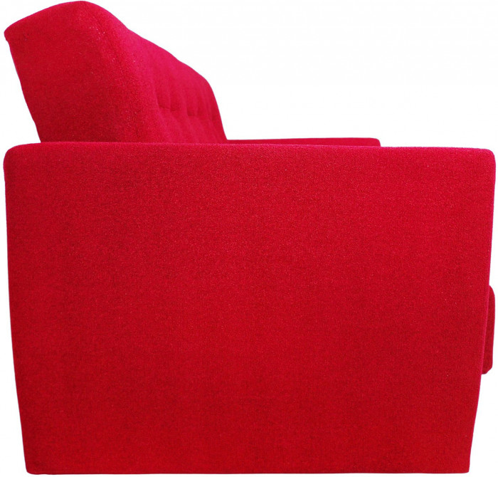 Раскладной диван-кровать, прямой, книжка, цвет красный, Лира 140х190