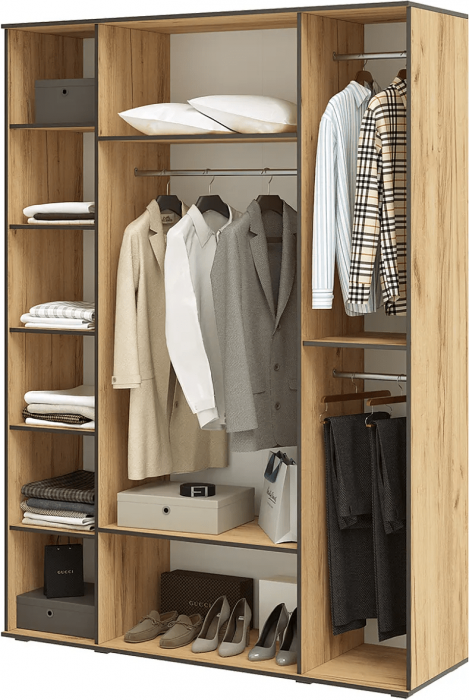 Норд Шкаф 4-х створчатый 1600 Дуб Крафт