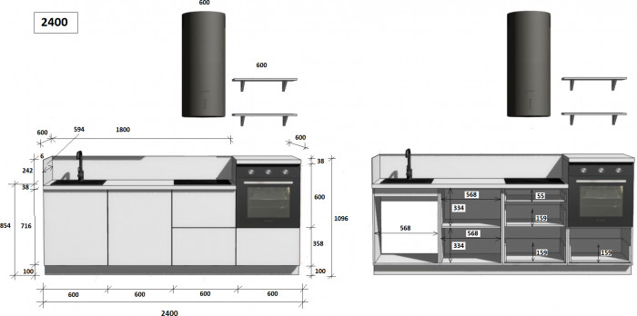 КГ 2400 ПВХ, Ежевика Арника РМ в.6