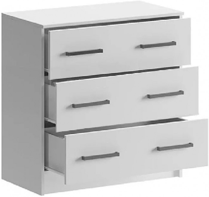 Бася Комод 3 ящика (Венге / дуб беленый)