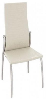 Комфорт-М Стул СМ-СРП-048 Гранд (Каркас Эмаль Бриллиант, Белый Аллигатор к/з 218 (белый))