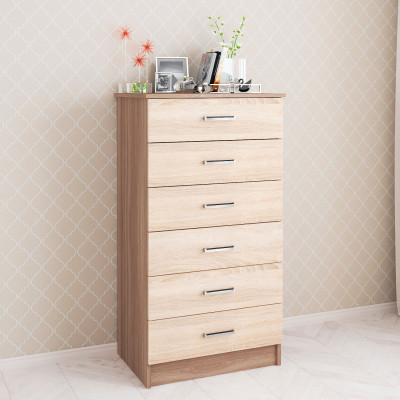 Комод Катрин 4 (620*1160*425) ясень шимо/дуб сонома