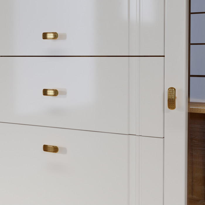 Шкаф низкий (2 стеклодвери) Вега Сапфир