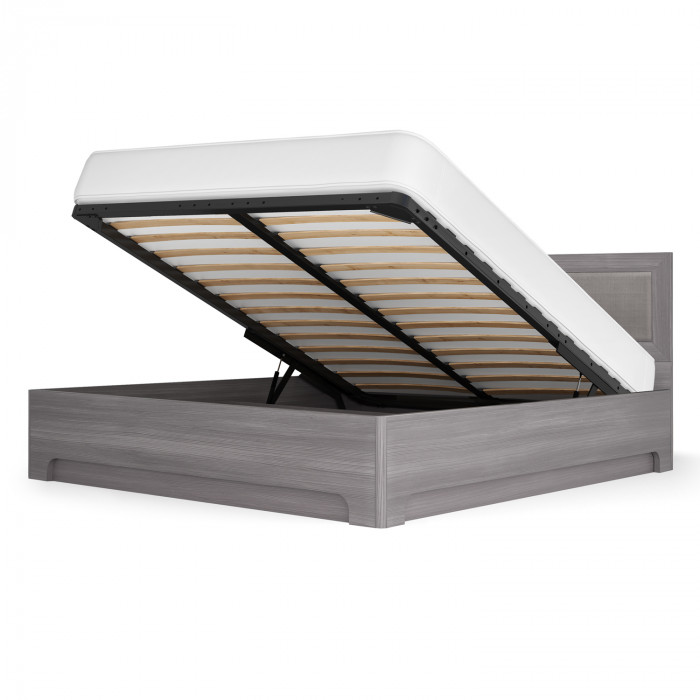 Кровать-1 с подъемным основанием 1400 экокожа Парма Нео